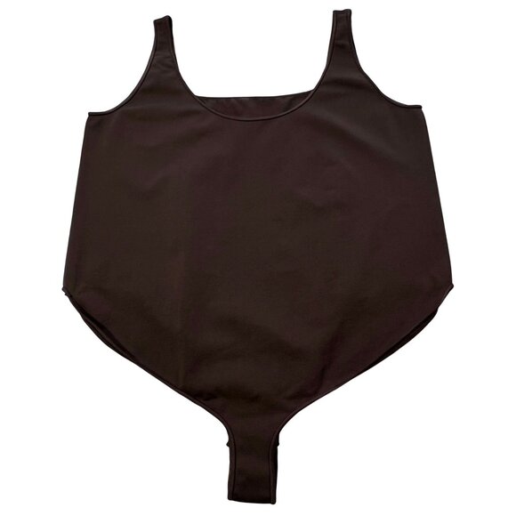 SKIMS Essential Scoop Neck Bodysuit Espresso 4X/5X - Picture 4 of 9